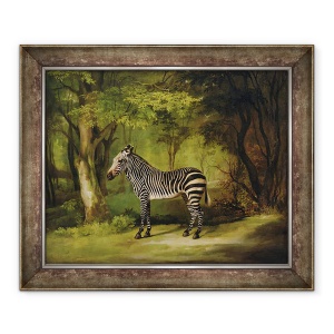 Tablou inramat - George Stubbs - O zebra, 50 x 60 cm