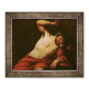 Tablou inramat - Giambattista Langetti - Tortura lui Tantalus, 70 x 85 cm
