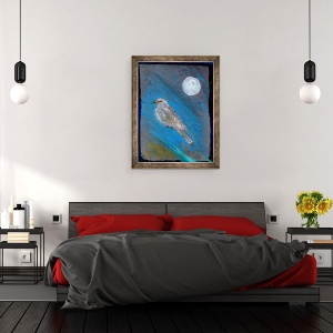 Tablou inramat - Gigi Sudbury - Luna Bird, 2016, 70 x 90 cm - Img 3