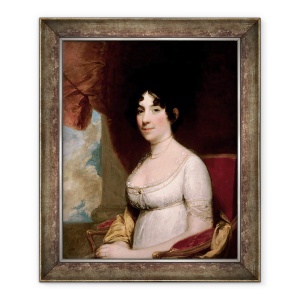 Tablou inramat - Gilbert Stuart - Doamna Dolley Madison, 50 x 60 cm