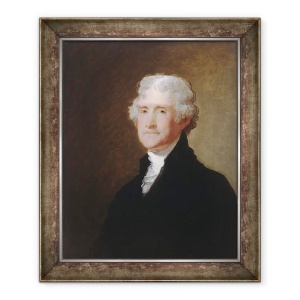 Tablou inramat - Gilbert Stuart - Thomas Jefferson, 50 x 60 cm