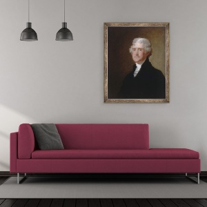 Tablou inramat - Gilbert Stuart - Thomas Jefferson, 50 x 60 cm - Img 2