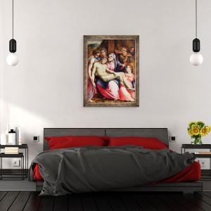 Tablou inramat - Giorgio Vasari - Depozitia, 60 x 80 cm - Img 3