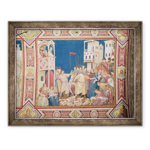 Tablou inramat - Giotto di Bondone - Masacrul Inocentilor, 70 x 90 cm