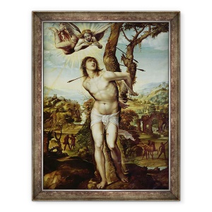 Tablou inramat - Giovanni Antonio Bazzi Sodoma - St. Sebastian, 60 x 80 cm