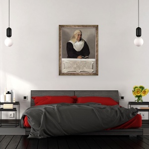 Tablou inramat - Giovanni Battista Moroni - Stareta Lucrezia Vertova Agliardi, 70 x 90 cm - Img 3