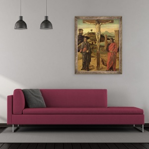 Tablou inramat - Giovanni Bellini - Calvarul, 50 x 60 cm - Img 2