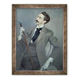Tablou inramat - Giovanni Boldini - Contele Robert de Montesquiou 1855-1921 1897, 60 x 80 cm
