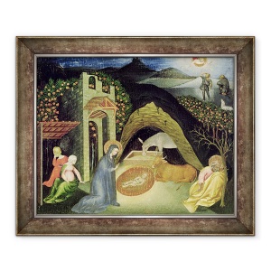 Tablou inramat - Giovanni di Paolo di Grazia - Nasterea Domnului, 70 x 85 cm