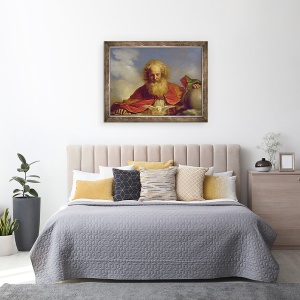 Tablou inramat - Guercino - Padre Eterno, 60 x 80 cm - Img 3