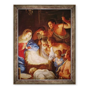 Tablou inramat - Guido Reni - Adorarea Pastorilor, 70 x 90 cm