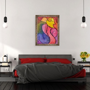 Tablou inramat - Guilherme Pontes - Toata dragostea mea, 60 x 80 cm - Img 3