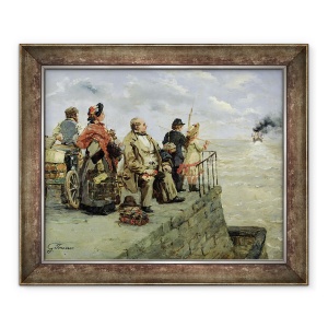 Tablou inramat - Guillaume Romain Fouace - Plecand spre Jersey, 70 x 85 cm