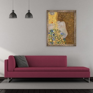 Tablou inramat - Gustav Klimt - Sarutul I, 50 x 60 cm - Img 2