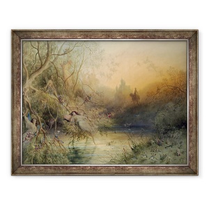 Tablou inramat - Gustave Dore - tara zanelor, 60 x 80 cm