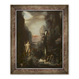 Tablou inramat - Gustave Moreau - Hercule si Hydra Lernaeana, 50 x 60 cm