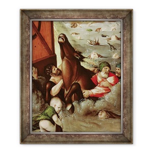 Tablou inramat - Hans Baldung Grien - Potopul I, 70 x 85 cm
