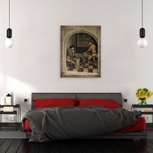 Tablou inramat - Hans Hesse - Detalii din peisajul minier, 70 x 90 cm - Img 3