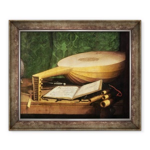 Tablou inramat - Hans Holbein the Younger - Ambasadorii II, 50 x 60 cm