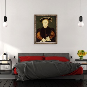 Tablou inramat - Hans Holbein the Younger - Regele Edward al VI-lea, 60 x 80 cm - Img 3