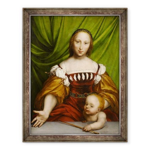 Tablou inramat - Hans Holbein the Younger - Venus cu Cupidon, 60 x 80 cm