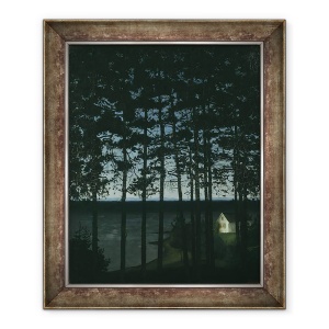 Tablou inramat - Harald Oscar Sohlberg - Cabana Pescarilor, 70 x 85 cm