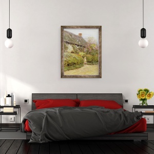 Tablou inramat - Helen Allingham - Cabana de apa dulce, 60 x 80 cm - Img 3