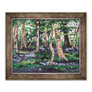 Tablou inramat - Helen White - Bluebell Lemn, 2009, 50 x 60 cm