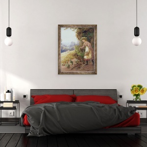 Tablou inramat - Helena J. Maguire - Un colt linistit, 70 x 90 cm - Img 3