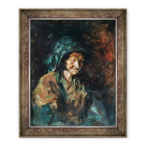 Tablou inramat - Henri de Toulouse-Lautrec - Batrana cunoscuta sub numele de raci din regiunea Le Bosc, 50 x 60 cm