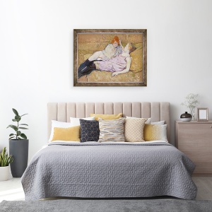 Tablou inramat - Henri de Toulouse-Lautrec - The Sofa, 70 x 90 cm - Img 3