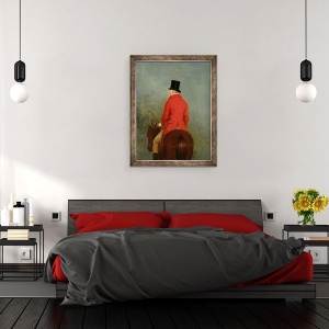 Tablou inramat - Henry Calvert - Portretul lui Thomas Cholmondeley, Primul Lord Delamere, 60 x 80 cm - Img 3