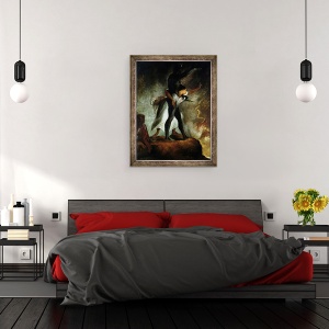 Tablou inramat - Henry Fuseli - Negrul Razbunat, 60 x 80 cm - Img 3