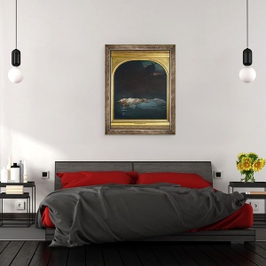 Tablou inramat - Hippolyte Delaroche - Tanarul Mucenic, 60 x 80 cm - Img 3