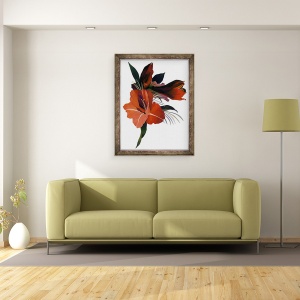 Tablou inramat - Hiroyuki Izutsu - O floare imaginara bazata pe un amaryllis., 60 x 80 cm - Img 2