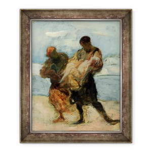Tablou inramat - Honore Daumier - Salvarea, 70 x 85 cm