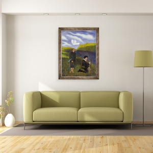 Tablou inramat - Hugo Simberg - Floarea Minunata, 70 x 90 cm - Img 2