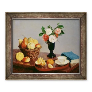 Tablou inramat - Ignace Henri Jean Fantin-Latour - Natura statica, 50 x 60 cm