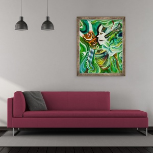 Tablou inramat - Ikahl Beckford - Jonkanoo, 50 x 60 cm - Img 2