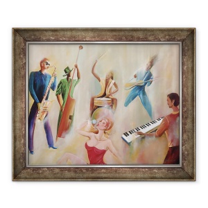 Tablou inramat - Ikahl Beckford - Pe scena, 50 x 60 cm
