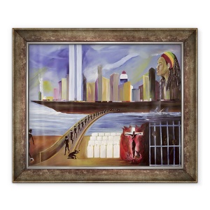 Tablou inramat - Ikahl Beckford - Raul Babilonului, 70 x 85 cm