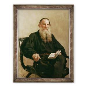 Tablou inramat - Ilya Efimovich Repin - Lev Tolstoi 1828-1910 1887, 70 x 90 cm