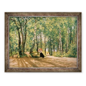 Tablou inramat - Ivan Ivanovich Shishkin - La cabana de vara, 60 x 80 cm