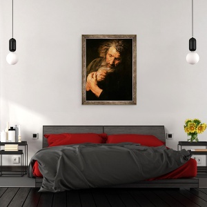 Tablou inramat - Jacob Jordaens - Portretul unui barbat I, 60 x 80 cm - Img 3