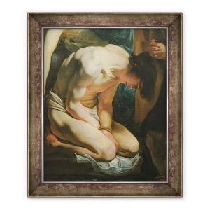 Tablou inramat - Jacob Jordaens - Sacrificiul lui Isaac ulei pe panza, 50 x 60 cm