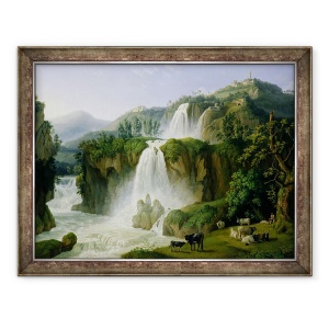 Tablou inramat - Jacob-Philippe Hackert - Cascada de la Tivoli, 60 x 80 cm