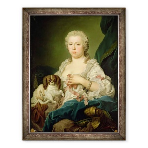 Tablou inramat - Jacopo Amigoni - Maria-Barbara de Braganza d.1758, 60 x 80 cm
