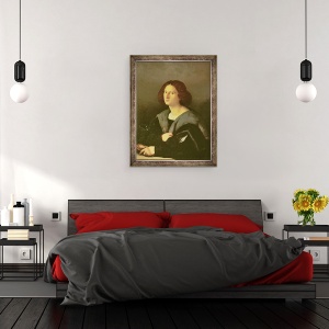 Tablou inramat - Jacopo Palma - Portretul unui barbat, 60 x 80 cm - Img 3