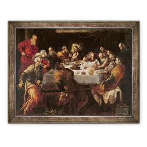 Tablou inramat - Jacopo Robusti Tintoretto - Cina cea de Taina, 60 x 80 cm