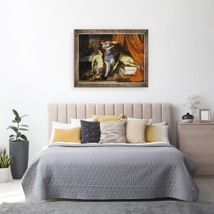 Tablou inramat - Jacopo Robusti Tintoretto - Judith si Holofernes, 70 x 90 cm - Img 3